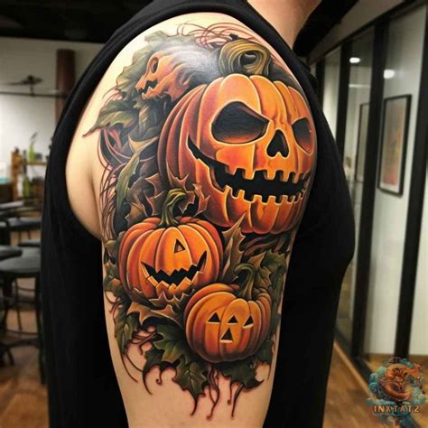 halloween themed feminine halloween tattoos|Unleash Your Inner Spookiness: 103 Halloween。